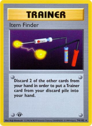 Item Finder 074/102 - Unlimited Base Set Shadowless - Rare