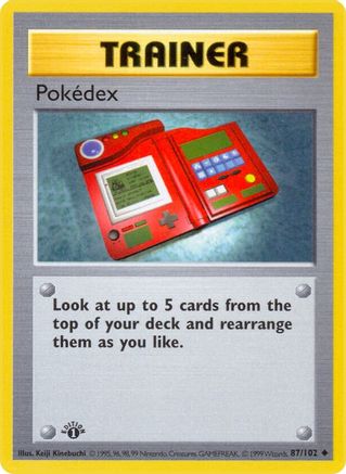 Pokedex 087/102 - Unlimited Base Set Shadowless - Uncommon