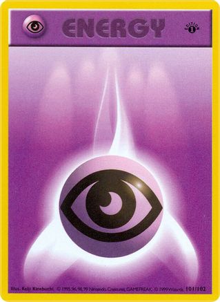 Psychic Energy 101/102 - Unlimited Base Set Shadowless - Common