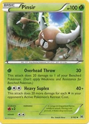Pinsir 003 - Reverse Holofoil XY BREAKthrough - Uncommon