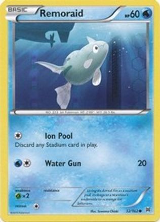 Remoraid (32) 032/162 - Reverse Holofoil XY BREAKthrough - Common