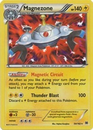 Magnezone 054/162 - Reverse Holofoil XY BREAKthrough - Holo Rare