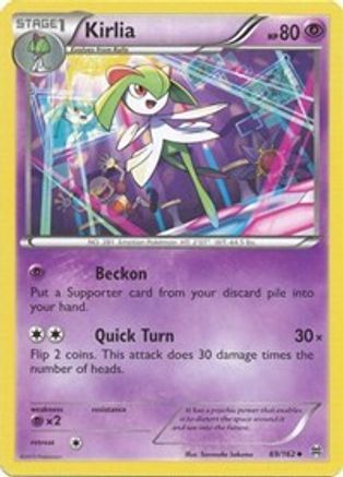 Kirlia 069/162 - Reverse Holofoil XY BREAKthrough - Uncommon