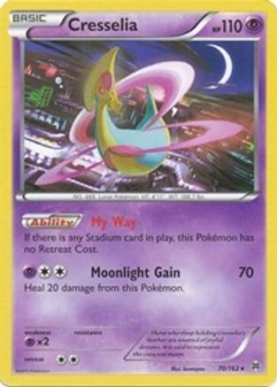 Cresselia 070/162 - Reverse Holofoil XY BREAKthrough - Rare