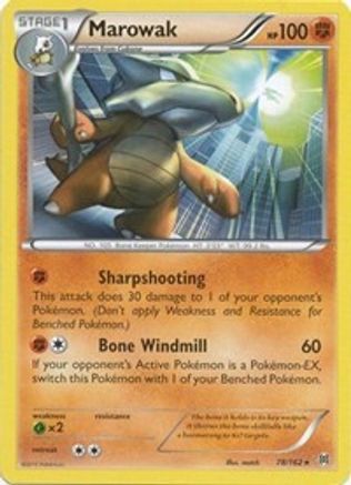 Marowak 078 XY BREAKthrough - Rare