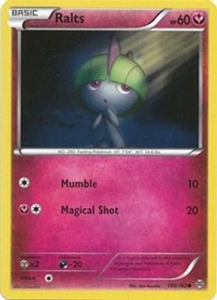 Ralts (100) 100/162 - Reverse Holofoil XY BREAKthrough - Common