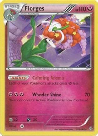 Florges 103/162 - Reverse Holofoil XY BREAKthrough - Rare