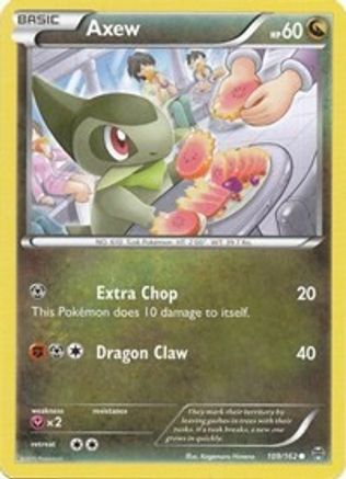 Axew (109) 109/162 - Reverse Holofoil XY BREAKthrough - Common