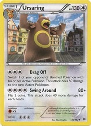 Ursaring 122 - Reverse Holofoil XY BREAKthrough - Uncommon