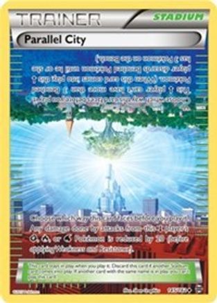 Parallel City 145/162 - Reverse Holofoil XY BREAKthrough - Uncommon