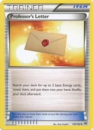 Professor's Letter 146/162 XY BREAKthrough - Uncommon