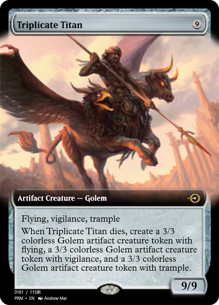 Triplicate Titan (PRM-90334) - Magic Online Promos Foil