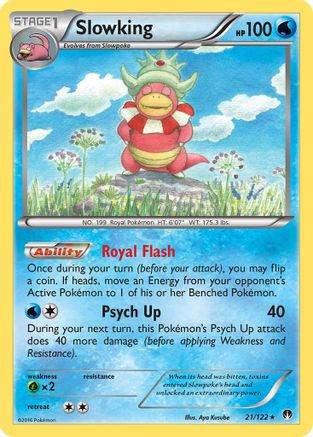 Slowking 021/122 - Holofoil XY BREAKpoint - Holo Rare