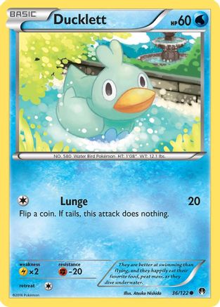 Ducklett 036/122 XY BREAKpoint - Common