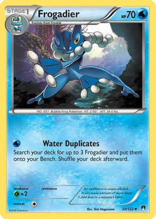 Frogadier 039/122 - Reverse Holofoil XY BREAKpoint - Uncommon