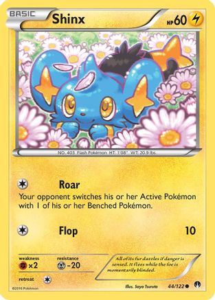Shinx 044/122 - Reverse Holofoil XY BREAKpoint - Common