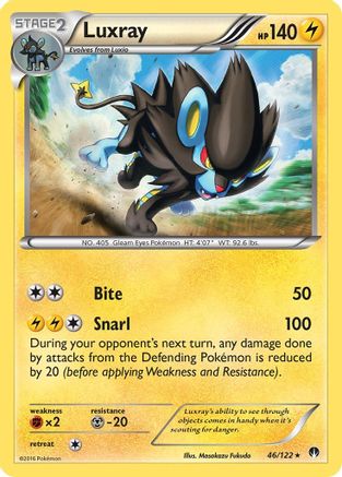 Luxray 046/122 XY BREAKpoint - Rare
