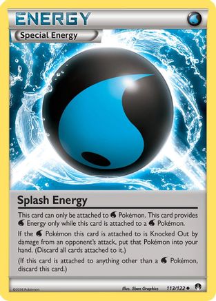 Splash Energy 113/122 XY BREAKpoint - Uncommon