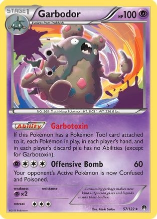 Garbodor 057/122 - Holofoil XY BREAKpoint - Holo Rare