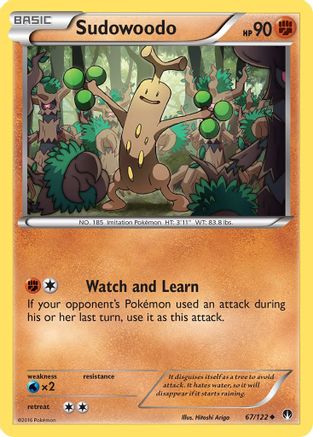 Sudowoodo 067/122 XY BREAKpoint - Uncommon