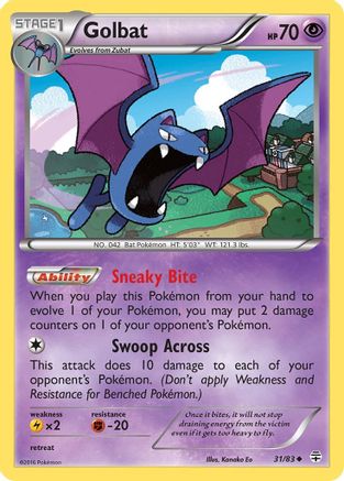 Golbat 031/83 - Reverse Holofoil Generations - Uncommon