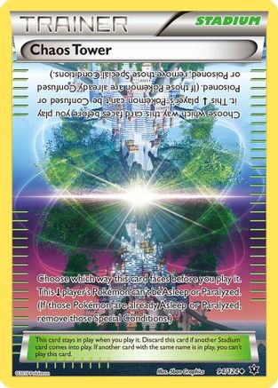 Chaos Tower 094/124 XY Fates Collide - Uncommon