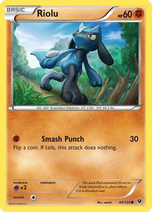 Riolu (46) 046/124 XY Fates Collide - Common