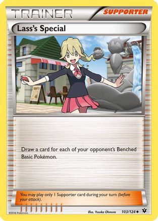 Lass's Special 103 - Reverse Holofoil XY Fates Collide - Uncommon