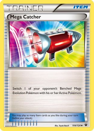 Mega Catcher 104/124 - Reverse Holofoil XY Fates Collide - Uncommon