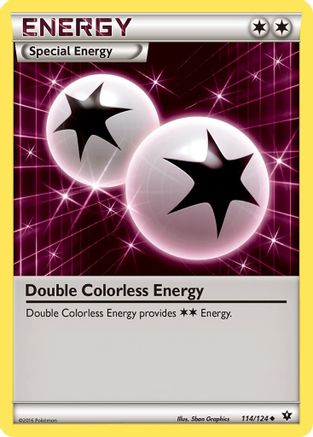 Double Colorless Energy 114/124 XY Fates Collide - Uncommon