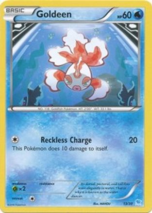 Goldeen (13) 013 XY Trainer Kit Pikachu Libre & Suicune - Common