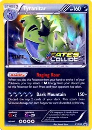 Tyranitar XY130 - Holofoil XY Promos - Promo