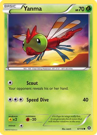 Yanma 006/114 XY Steam Siege - Common