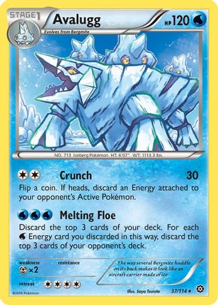 Avalugg 037/114 XY Steam Siege - Rare