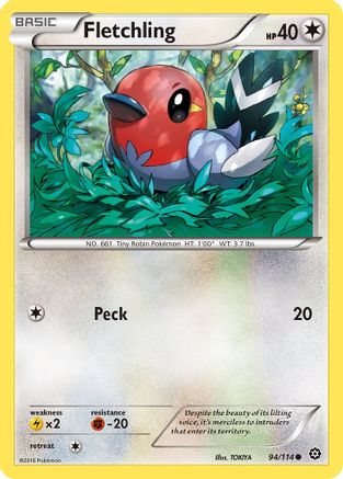 Fletchling 094/114 XY Steam Siege - Common