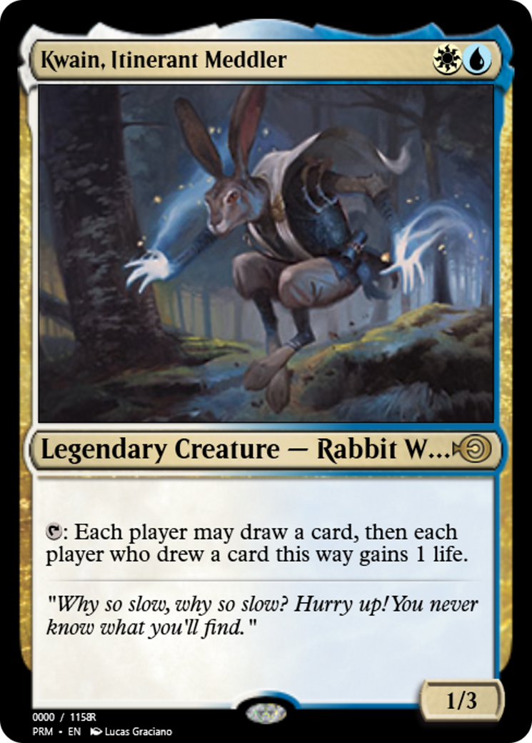 Kwain, Itinerant Meddler (PRM-86312) - Magic Online Promos Foil