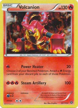 Volcanion 025/114 - Holofoil Deck Exclusives - Holo Rare