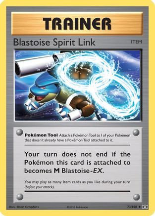 Blastoise Spirit Link 073/108 - Reverse Holofoil XY Evolutions - Uncommon