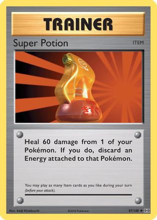 Super Potion 087/108 XY Evolutions - Uncommon