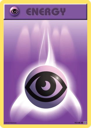 Psychic Energy 095/108 - Reverse Holofoil XY Evolutions - Common