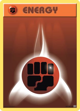 Fighting Energy 096/108 - Reverse Holofoil XY Evolutions - Common