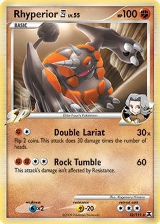Rhyperior E4 032/111 - Holofoil Deck Exclusives - Holo Rare