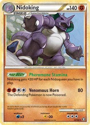 Nidoking 006/102 Deck Exclusives - Rare