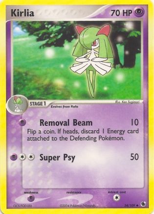 Kirlia 034 EX Battle Stadium - Uncommon