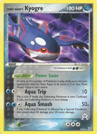 Team Aqua's Kyogre 003/095 Deck Exclusives - Rare