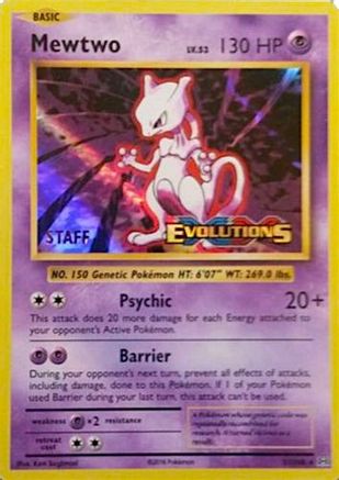 Mewtwo 051/108 - Holofoil XY Promos - Promo