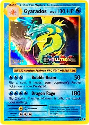 Gyarados 034/108 - Holofoil XY Promos - Promo