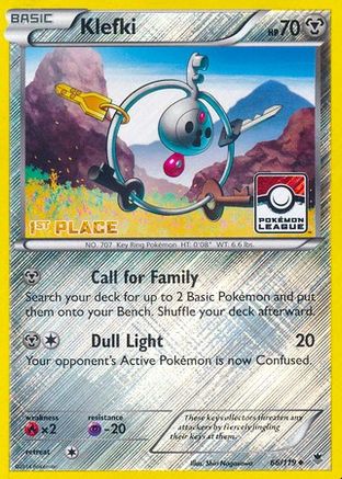 Klefki 066/119 - Reverse Holofoil League & Championship Cards - Promo