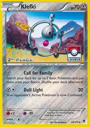 Klefki 066/119 - Reverse Holofoil League & Championship Cards - Promo