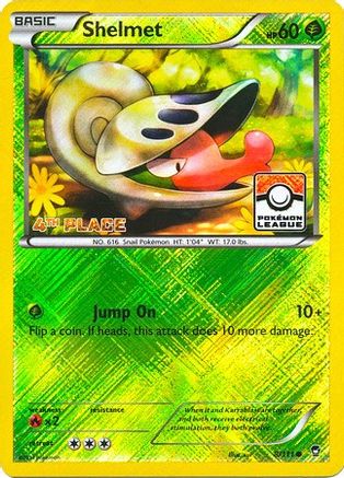 Shelmet 008/111 - Reverse Holofoil League & Championship Cards - Promo